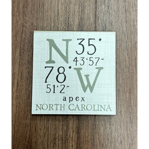 Coordinates Magnet - Apex