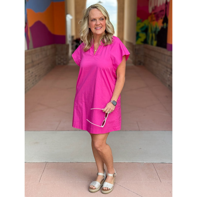 india mini dress pink Indu Mini Dress Retrofete