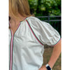 Stacey Stitch Detailed Blouse - White