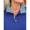 Marti Short Sleeve Pullover Polo Dress - Navy