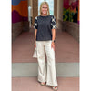 Dear John Fiona High Rise Wide Leg Jeans - Wheat