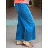 Vervet Aileeah High Rise Crop Slim Wide Jeans - Light Wash