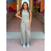 Z Supply Scout Jersey Crop Flare Pant - Retreat