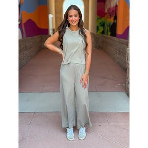 Z Supply Scout Jersey Crop Flare Pant - Retreat