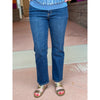 Dear John Anika Mid Rise Straight Leg Jeans - Moonlight