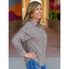 Z Supply River Plaid Button Up - Chocolate Cherry