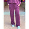 Laguna Wide Leg Pant - Dark Plum