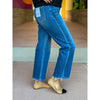 Vervet High Rise Straight Leg Jeans - Vandross