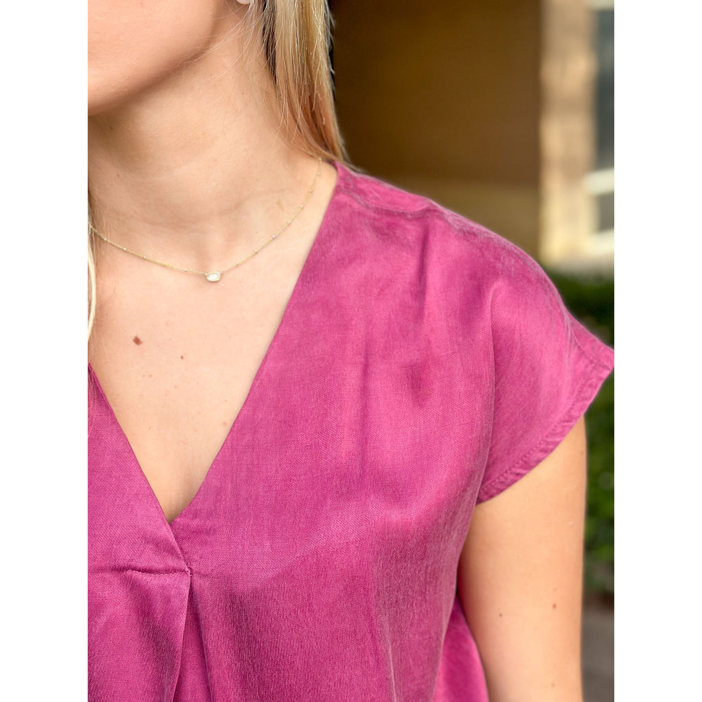 Dear John Kristen Top - Dahlia Mauve