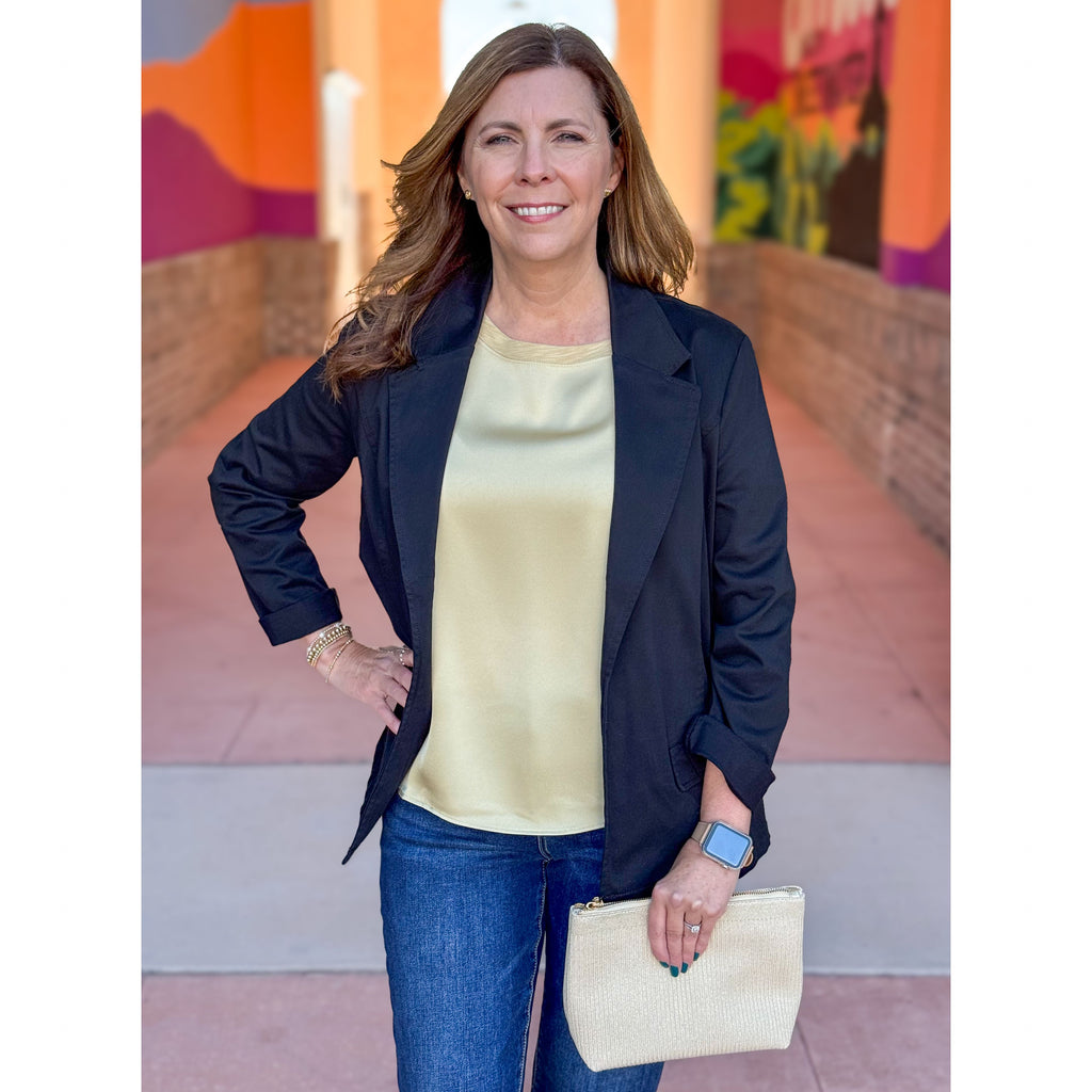 Liverpool Los Angeles Fitted Blazer - Black