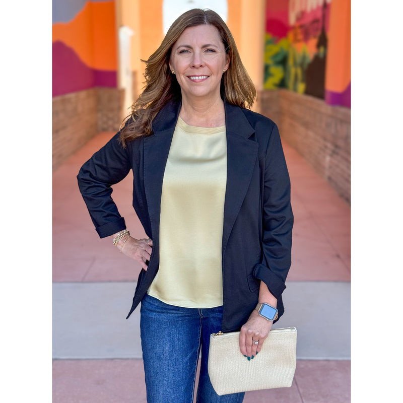 Liverpool Los Angeles Fitted Blazer - Black