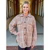 Z Supply Plaid Tucker Jacket - Heather Taupe