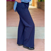 Liverpool Los Angeles Kayla Wide Leg Pull On Trouser Pants - Cadet Blue