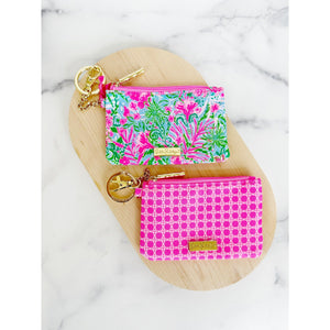 Lilly Pulitzer ID Case - Havana Pink Caning