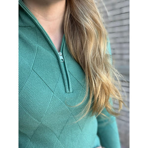 Varley Lawson Half-Zip Knit - Deep Sea – Bless Your Heart Boutique Varley Lawson Half-Zip Knit - Deep Sea – Bless Your Heart Boutique