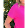 Nicole Terry Shift Dress - Hot Pink