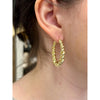 KENDRA SCOTT HAISLEY HOOP EARRINGS GOLD