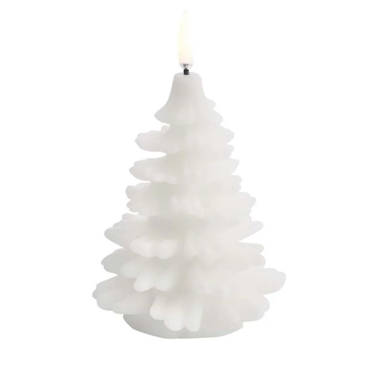 Uyuni LED Christmas Tree Candle - Nordic White