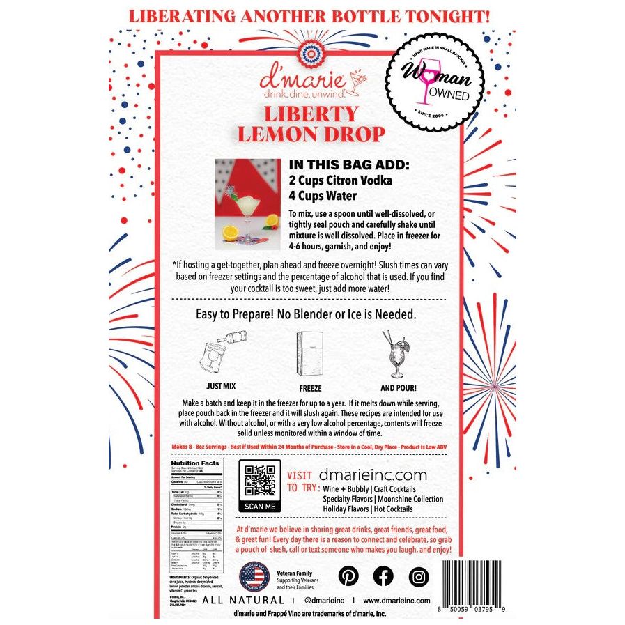 Liberty Lemon Drop Slush Mix