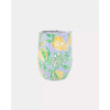 Lilly Pulitzer - Stainless Steel Wine Tumbler - Make Lemonade