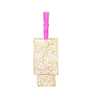 Lilly Pulitzer Luggage Tag - Gold Pattern Play