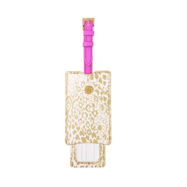 Lilly Pulitzer Luggage Tag - Gold Pattern Play