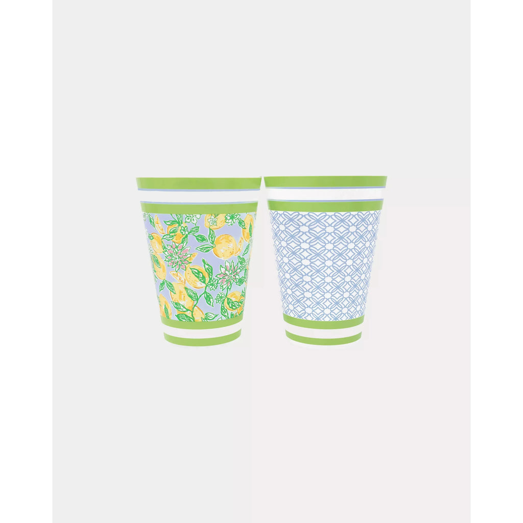 Lilly Pulitzer Pool Cups - Make Lemonade