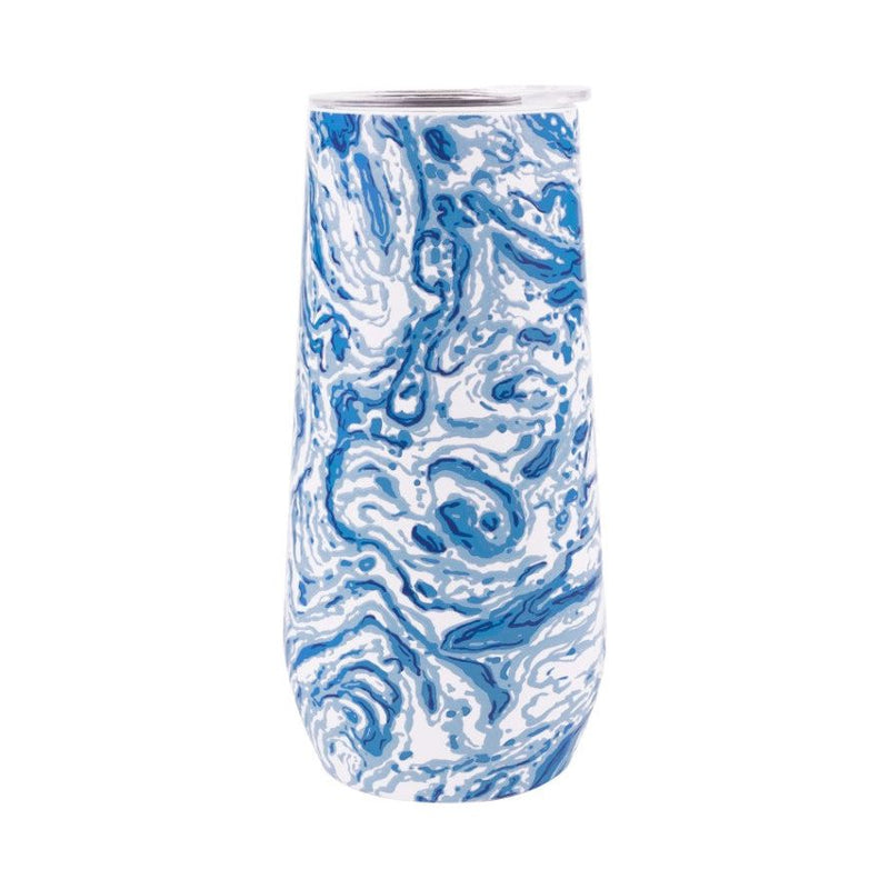 Lilly Pulitzer Stainless Steel Champagne Flute - Marble Swirl