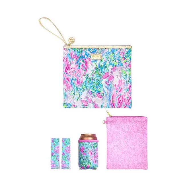 Lilly Pulitzer Beach Day Pouch - Best Fishes