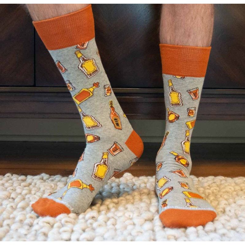 Men's On The Rocks Socks - Gray/Orange