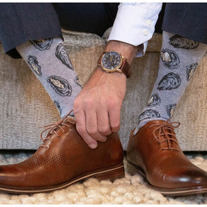Men's Oyster Socks - Gray