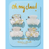 Mini Claw Clips - Pearl Confetti