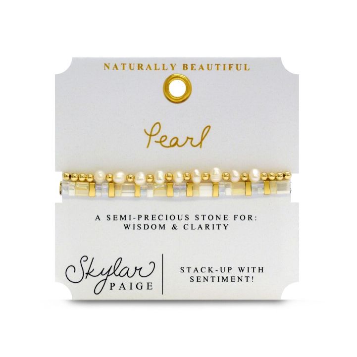 PEARL - Naturally Beautiful Stacker Bracelet