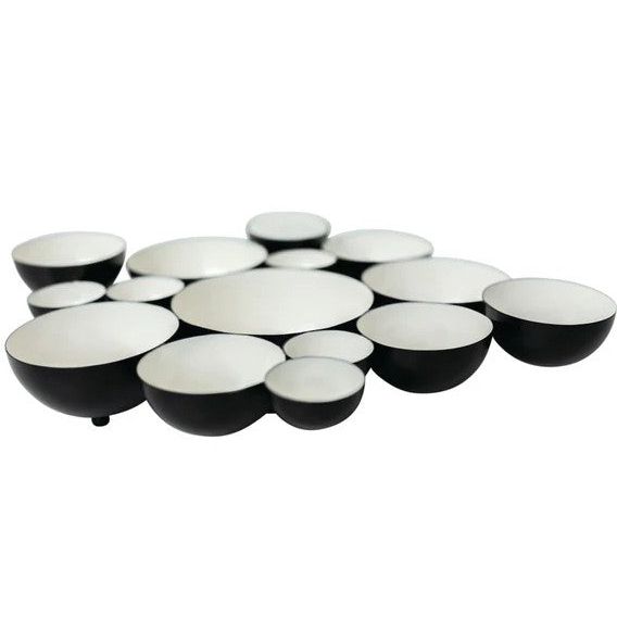 Nora Fleming Bubble Bowl (Matte Black Bottom)