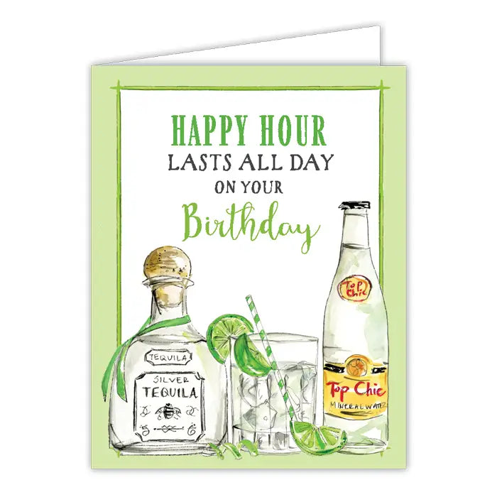 On Your Birthday Happy Hour Greeting Card