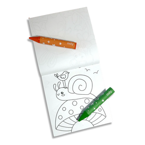 Carry Along! Coloring Book and Crayon Set - Garden Pals