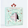 Peppermint Swirl Duo - 4 Step Pedi Kit + Hand Cream + Nail Stickers
