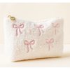 Pink Bows Teddy Pouch