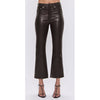 Pistola Lennon High Rise Crop Boot Pant - Coated Mocha