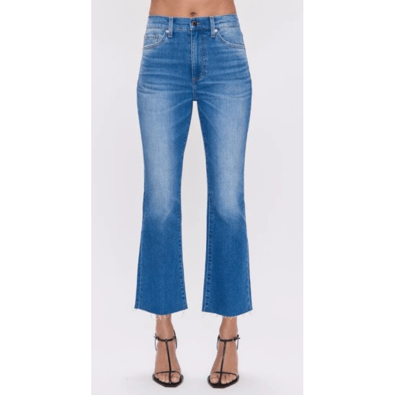 Pistola Lennon High Rise Crop Boot Jeans - Ami