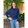 Rosalind Dolman Sleeve Sweater - Deep Navy