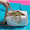 SCOUT 2-Way Toiletry Bag - Champagne Quilted