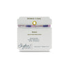 BRAVE - Morse Code Tila Beaded Bracelet