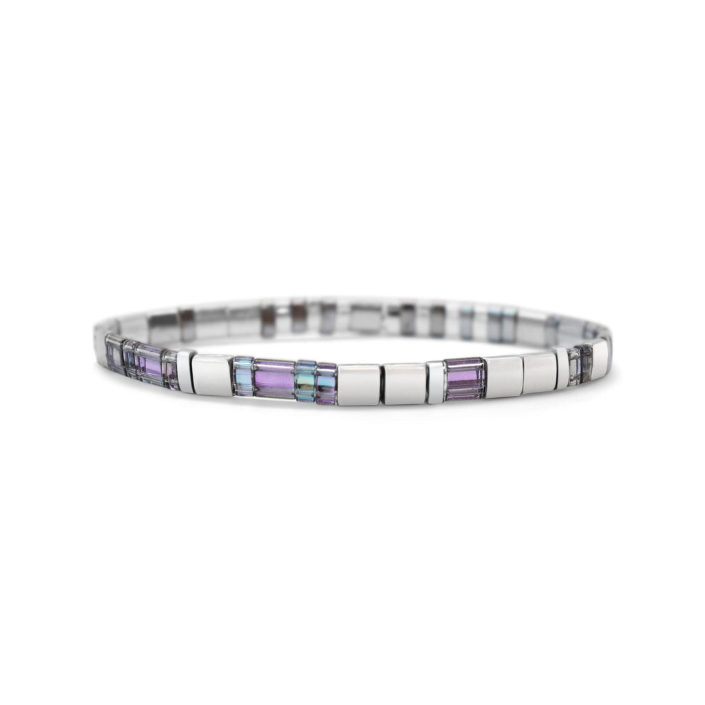 MAGICAL - Morse Code Tila Beaded Bracelet
