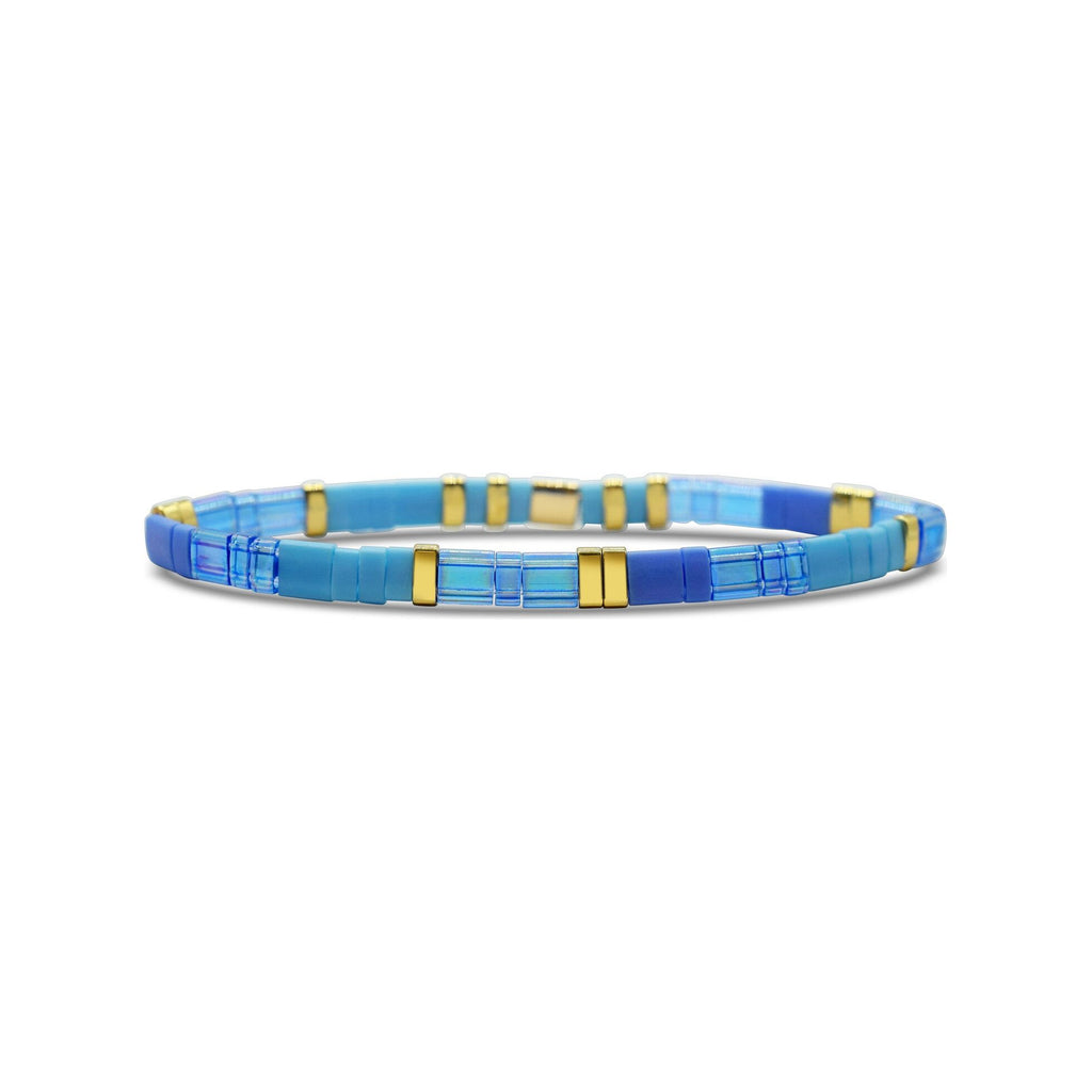BE KIND- Morse Code Tila Beaded Bracelet