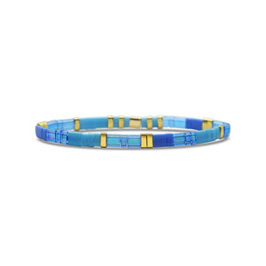BE KIND- Morse Code Tila Beaded Bracelet