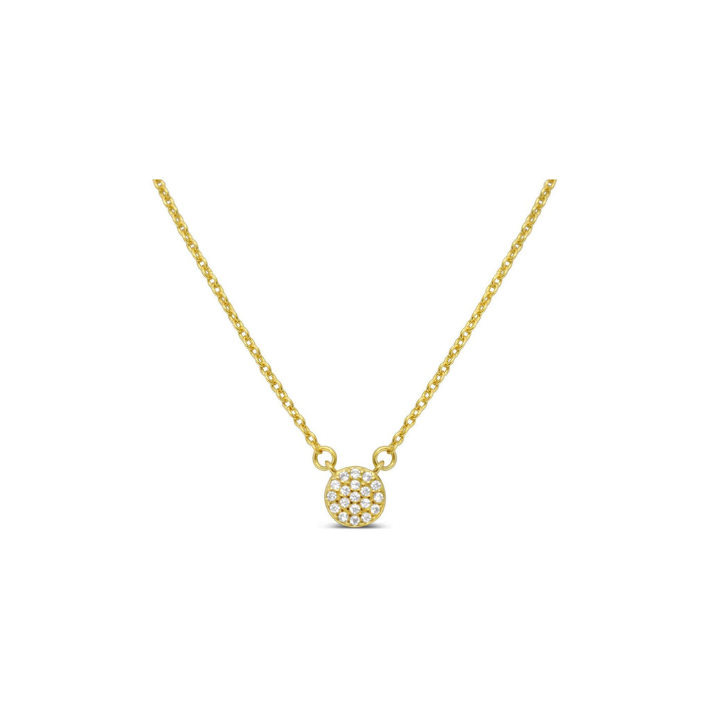 Itty Bitty Pretties Box - Mini Pave Disk - Gold