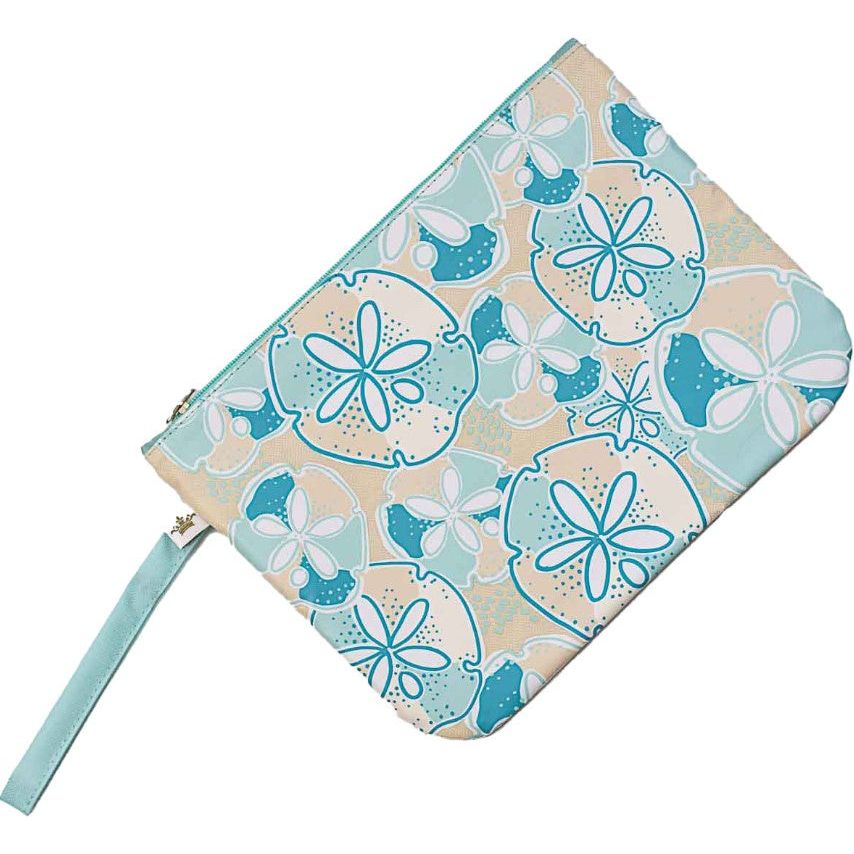 Sand Dollar Wet/Dry Bag - Sky/Shell/Turquoise