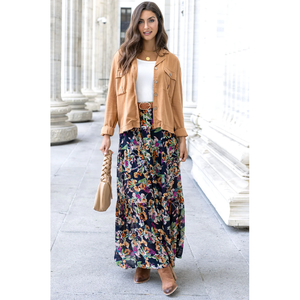 Grace and Lace Wild Fields Maxi Skirt - Autumn Floral