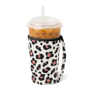 Swig Iced Cup Coolie (22 oz) - Luxy Leopard